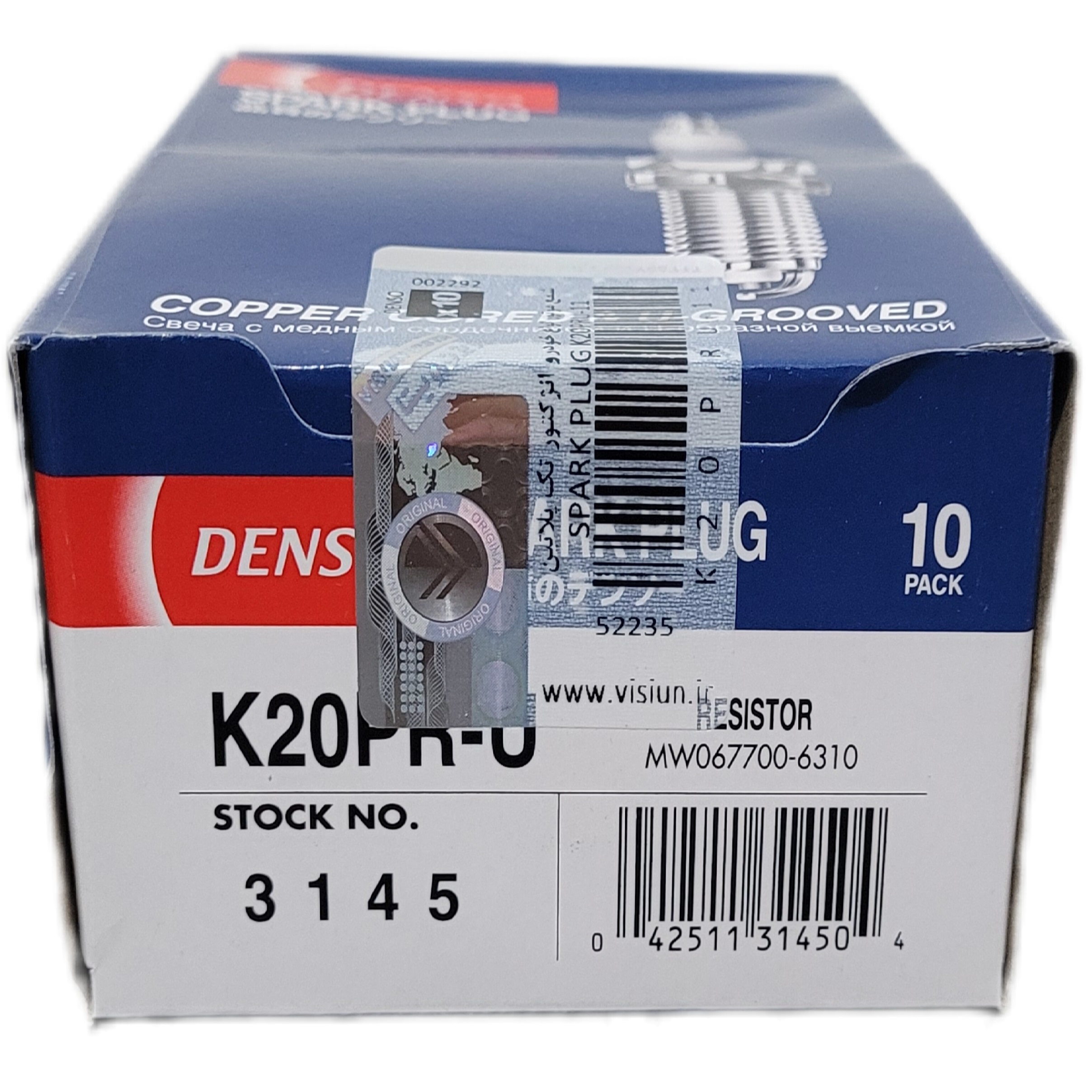 شمع خودرو دنسو مدل پلاتینی K20PR-U 3145 بسته 4 عددی
