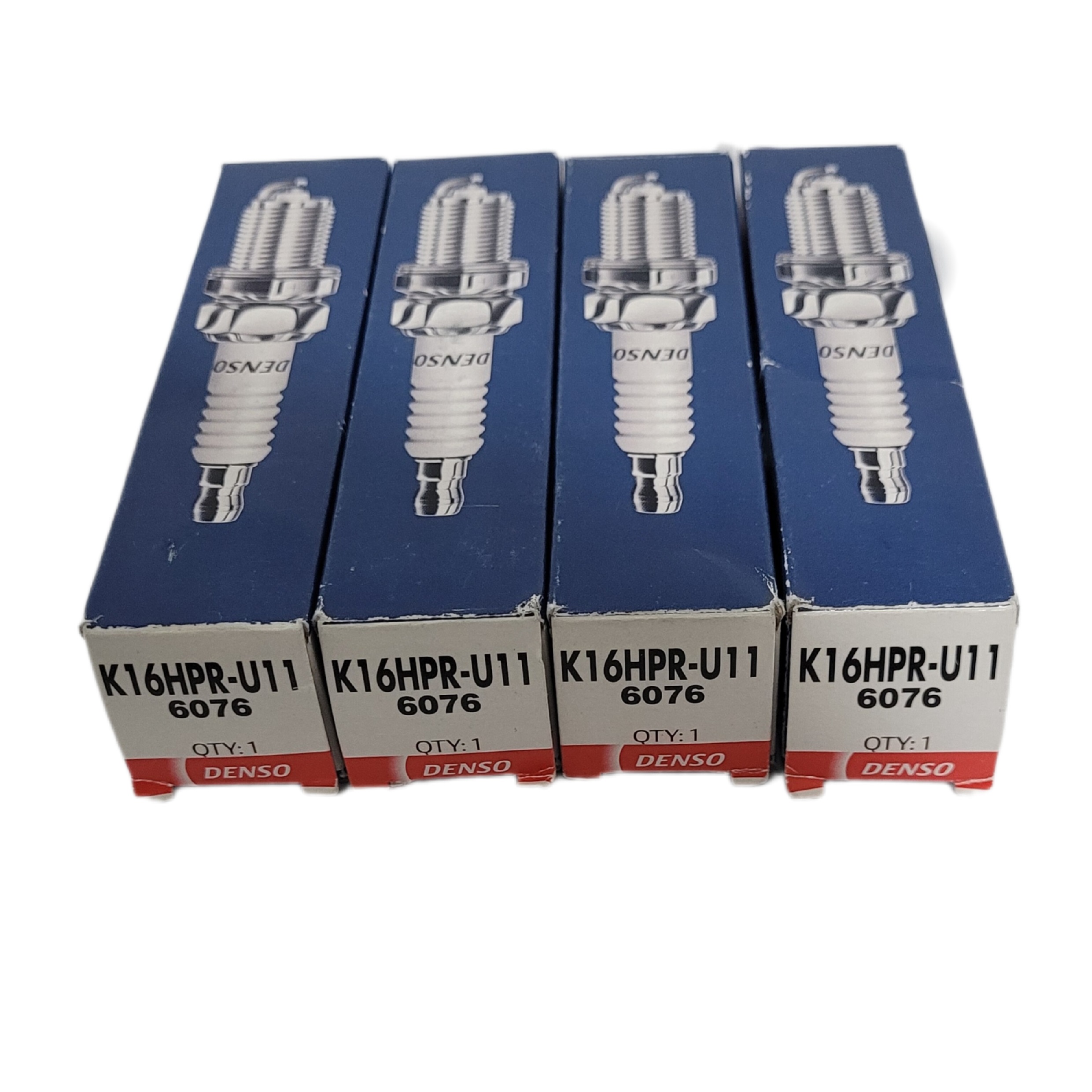 شمع خودرو دنسو مدل تک پلاتین پایه بلند کد K16HPR-U11 (6076) بسته 4 عددی
