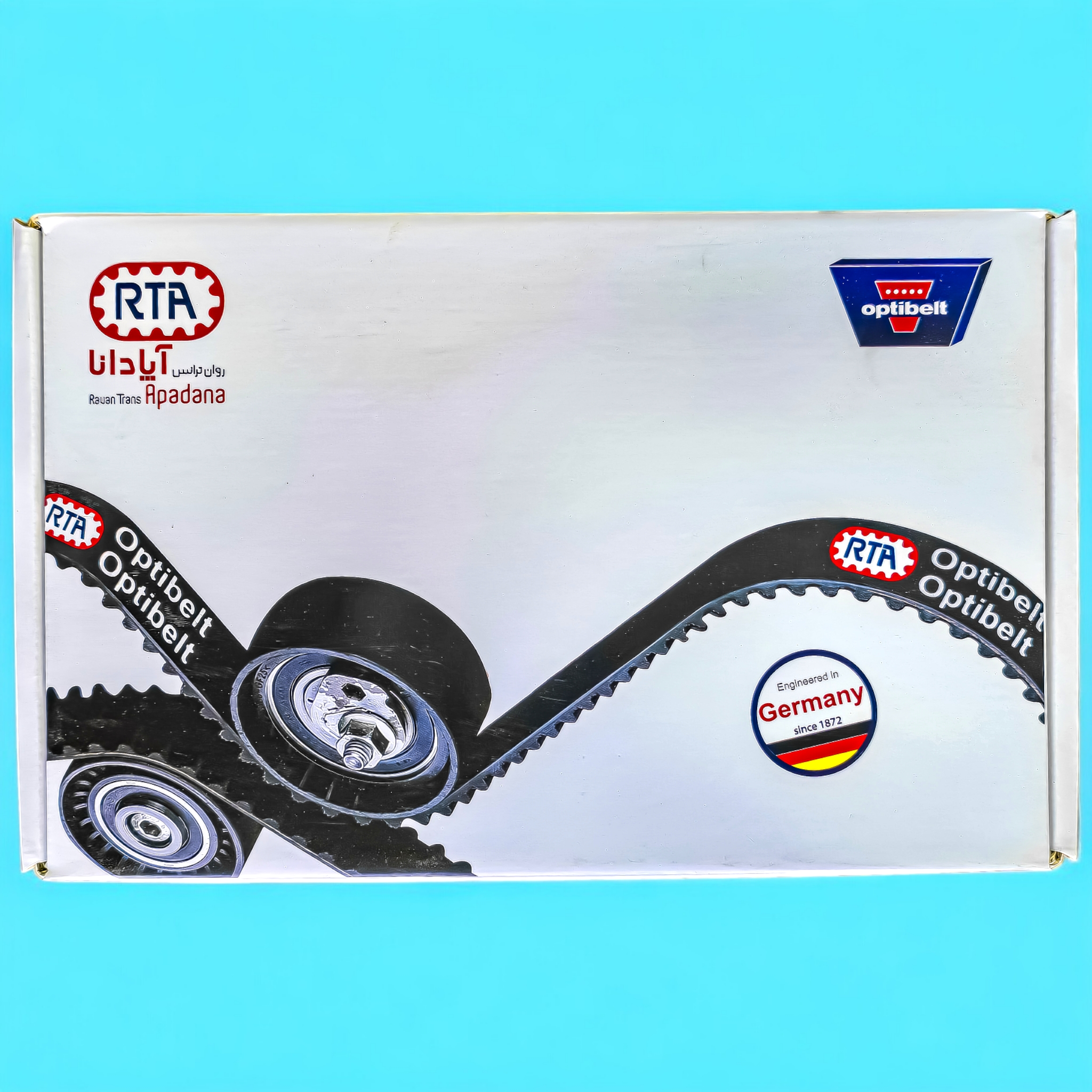 کیت تسمه تایم اپتی بلت مدل 107.RTA مناسب برای تیبا و کوییک و اطلس