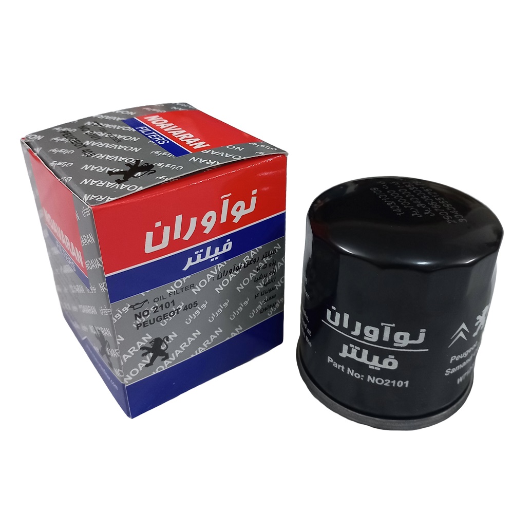 فیلتر روغن خودرو فیلتر نوآوران مدل NO2101 مناسب برای پژو 405
