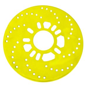 صفحه پشت رینگ خودرو بیهقی طرح اسپرت مدل فلزی کد TRH-DISK-YELLO