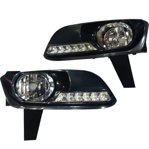 چراغ مه شکن جلو خودرو فرهاد مدل لنزدار led مناسب برای پژو پارس بسته 2 عددی