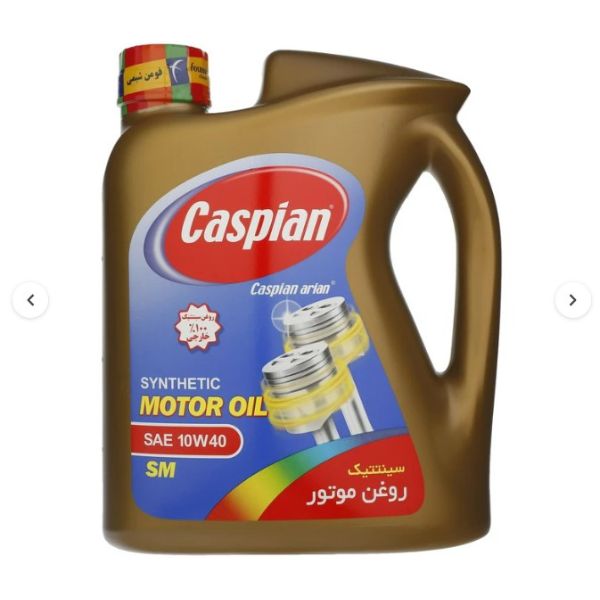 روغن موتور خودرو کاسپین مدل 10W-40 SM حجم 4 لیتر