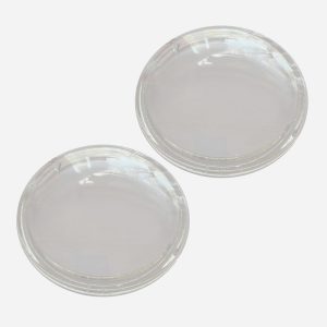 شیشه چراغ مه شکن جلو خودرو کد SQ1005 مناسب برای کوئیک و ساینا بسته 2 عددی
