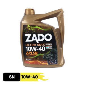روغن موتور خودرو زادو مدل SAE 10W-40-SN حجم 4 لیتر