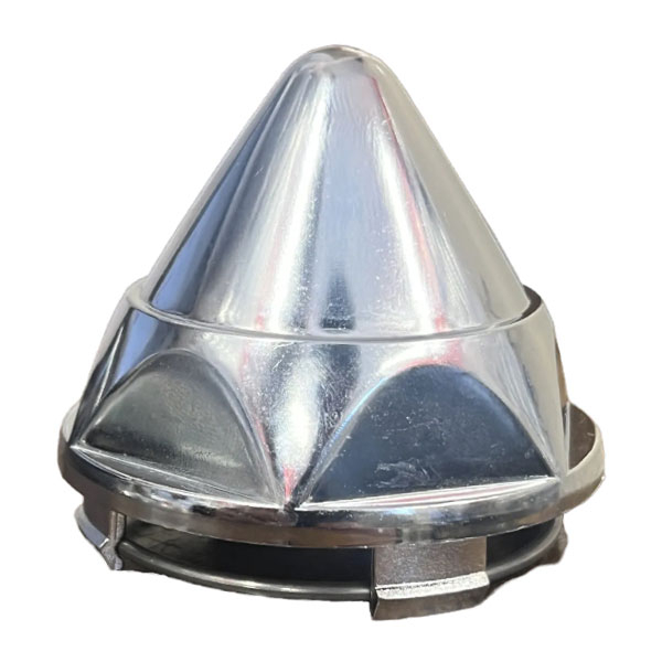 در پوش رینگ خودرو چیکال مدل کله قندی کد P-2093 بسته 4 عددی