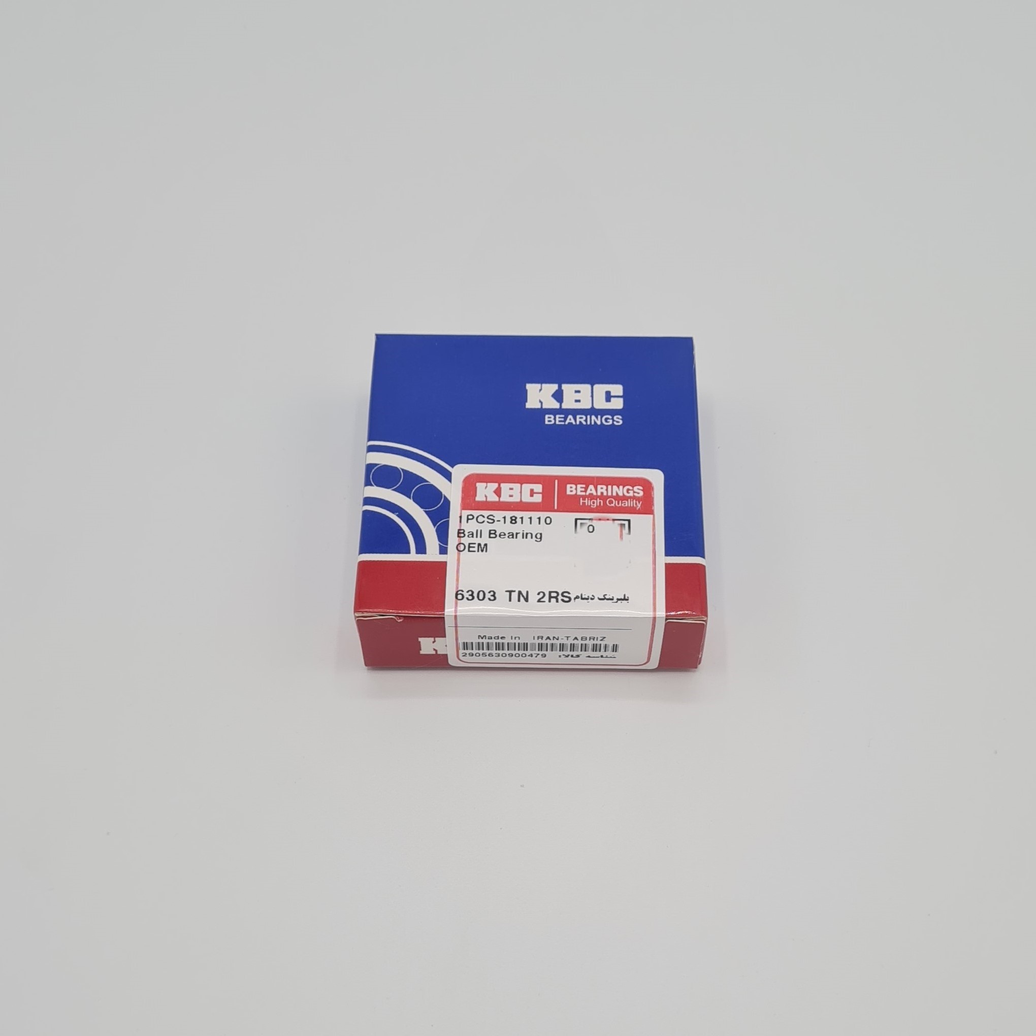 بلبرینگ دینام کی بی سی کد6303 2RS C3 قطرداخلی 17 میلی متر