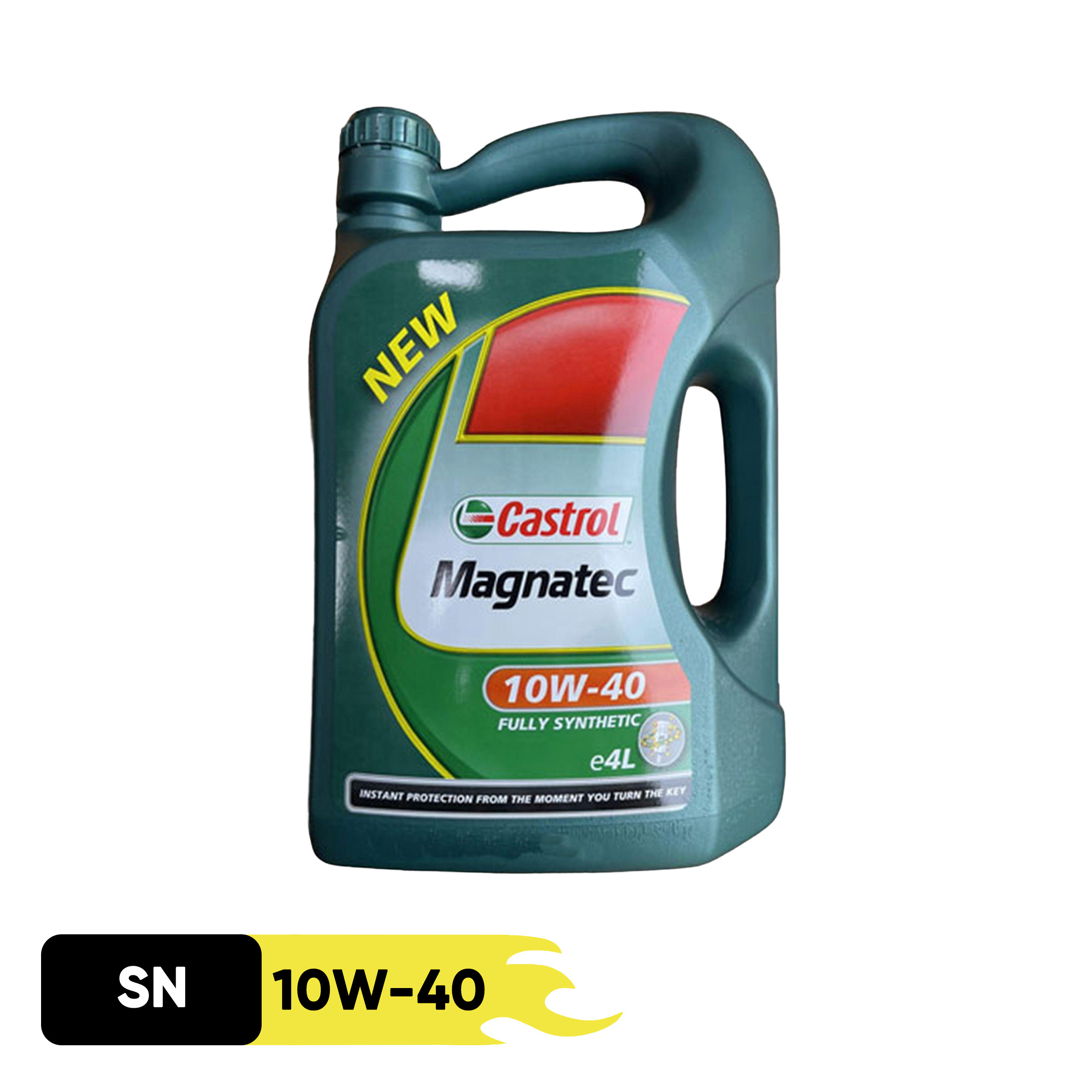 روغن موتور کاسترول مدل مگناتک 10w40 SN حجم 4 لیتر