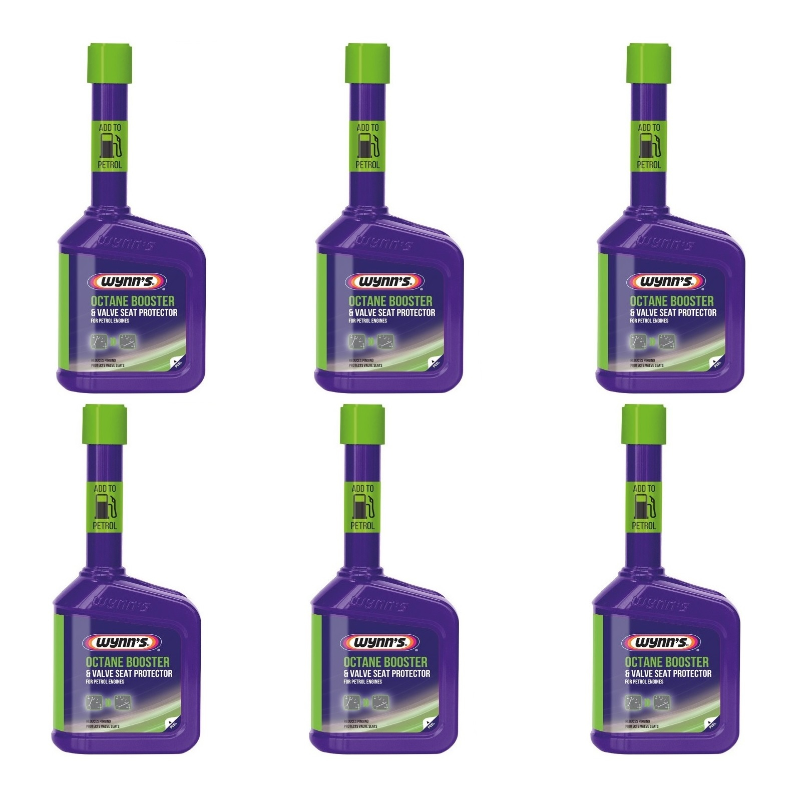 اکتان بوستر و مکمل سوخت وینز مدل Octane Booster حجم 325 میلی لیتر بسته 6 عددی