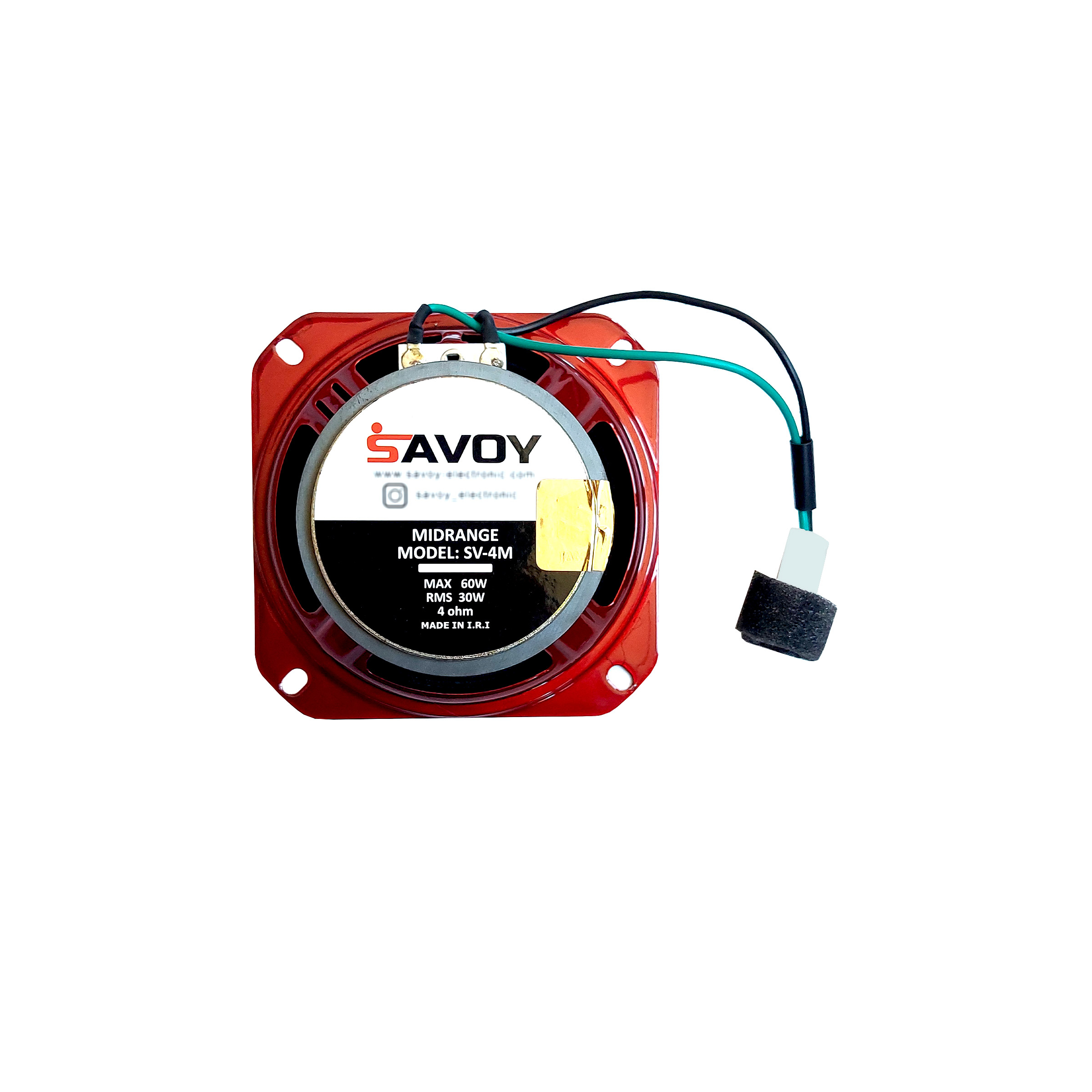 میدرنج پشت خودرو ساووی مدل SV-4M سایز 4 اینچ بسته 2 عددی