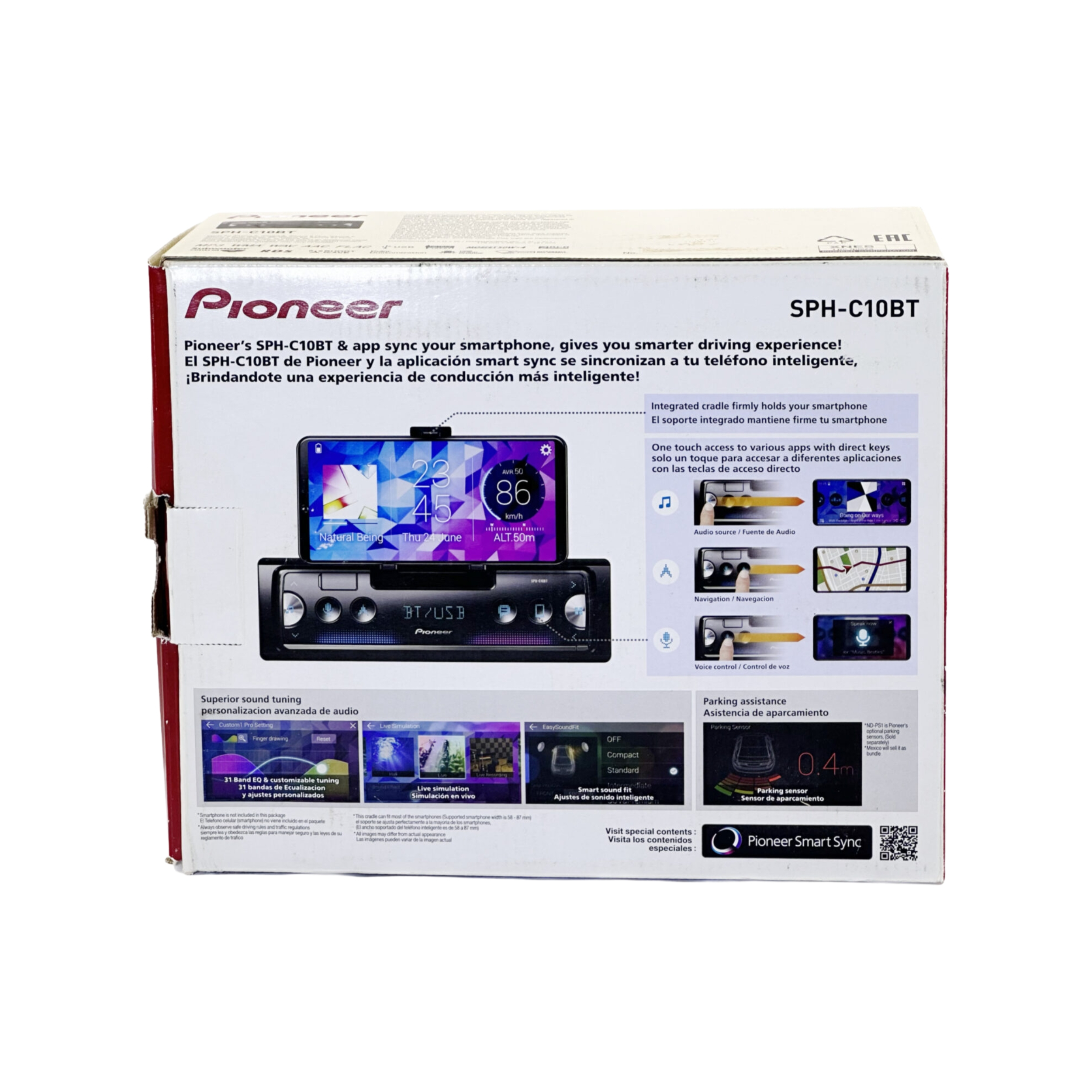 پخش کننده خودرو پایونیر مدل SPH-C10BT