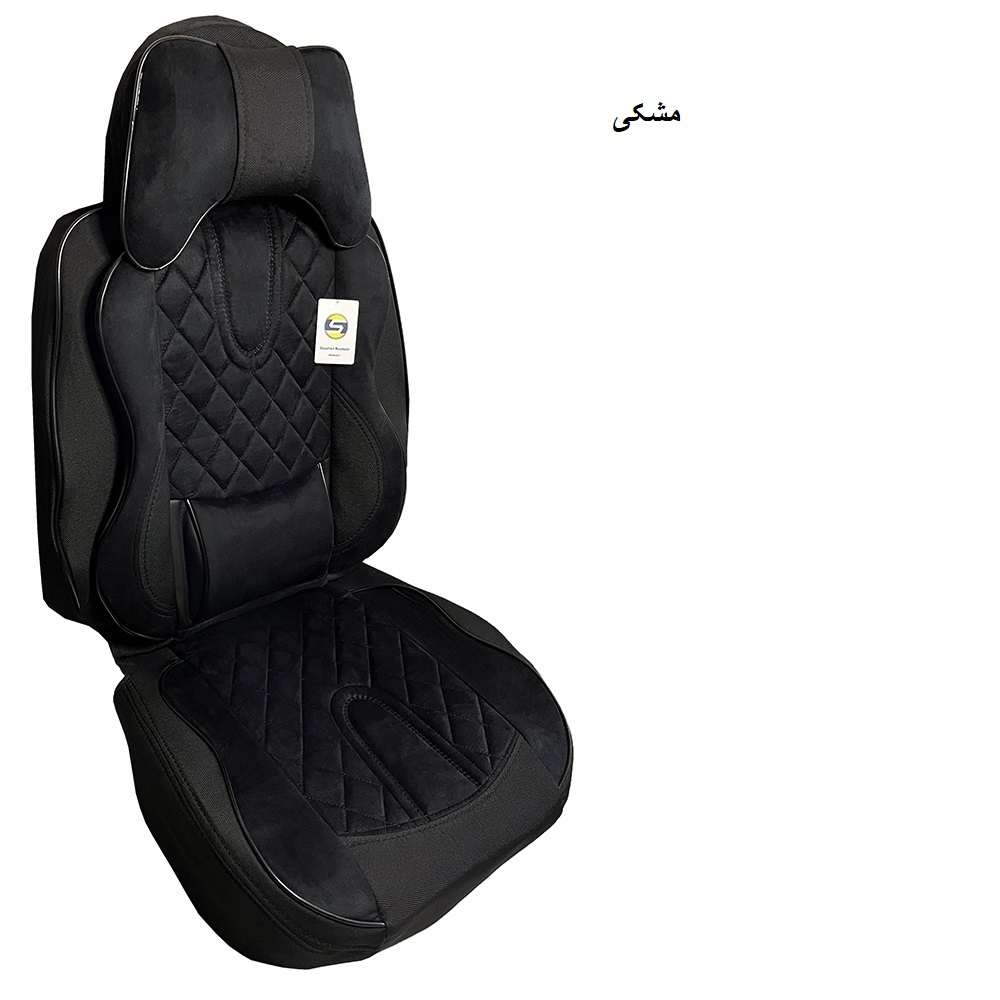 ست کامل روکش صندلی خودرو سپاهان روکش مدل Aoudi-6000 مناسب برای پژو 206 و 207