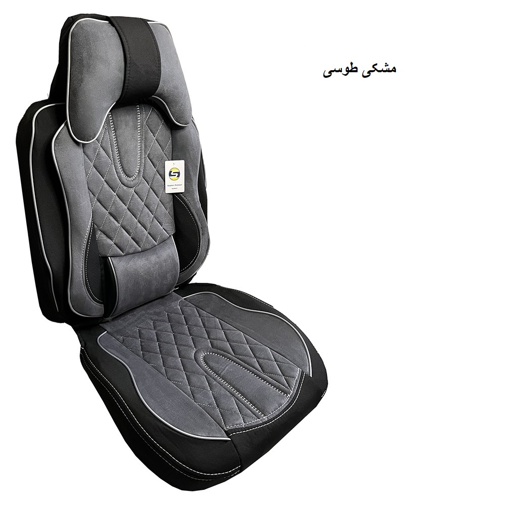 ست کامل روکش صندلی خودرو سپاهان روکش مدل Aoudi-6000 مناسب برای پژو 206 و 207
