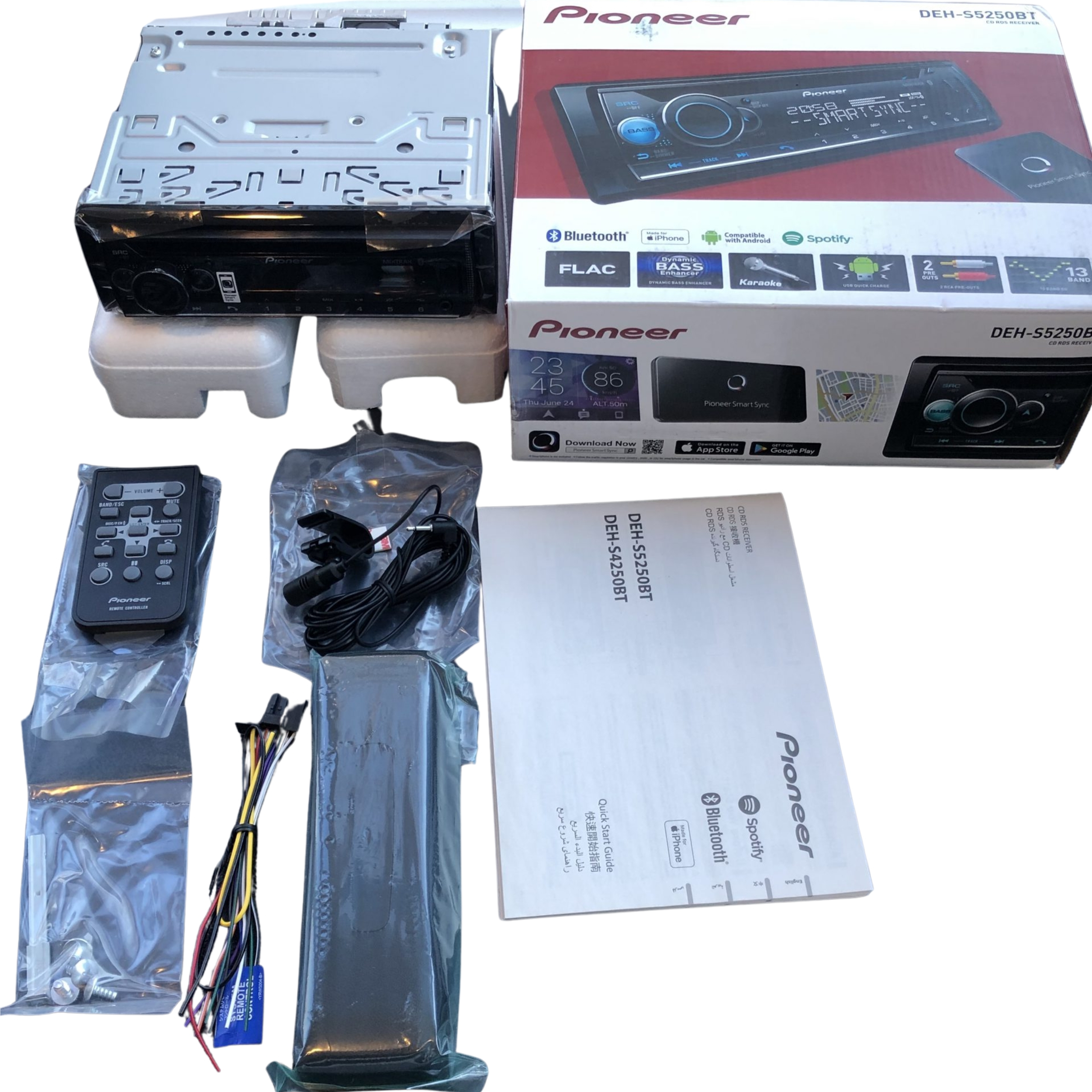 پخش کننده خودرو پایونیر مدل DEH-S5250BT