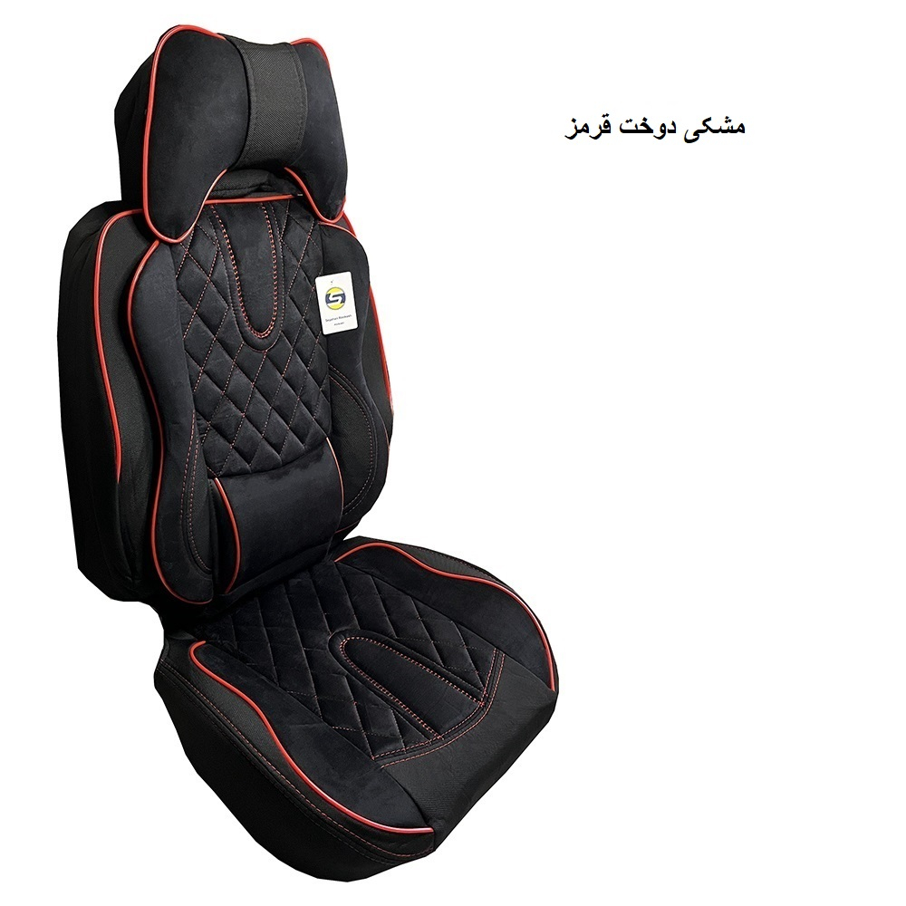 ست کامل روکش صندلی خودرو سپاهان روکش مدل Aoudi-6000 مناسب برای پژو 206 و 207