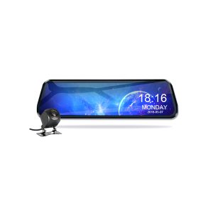 دوربین ثبت وقایع خودرو آلپاین آینه ای به همراه دوربین عقب مدل DRM-M10