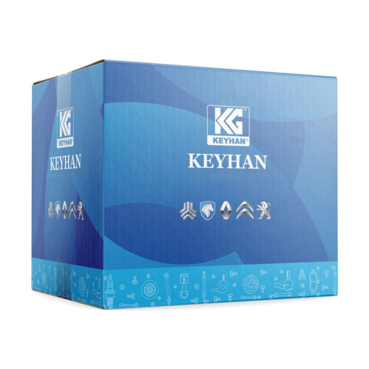 کیت جلوبندی کیهان صنعت هکسور مدل KPBL 2049 مناسب برای لیفان X50 مجموعه 14 عددی