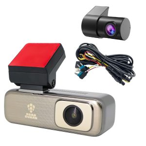 دوربین ثبت وقایع خودرو رودگارد مدل RG CAM7 4k به همراه دوربین عقب و کیت برق مستقیم