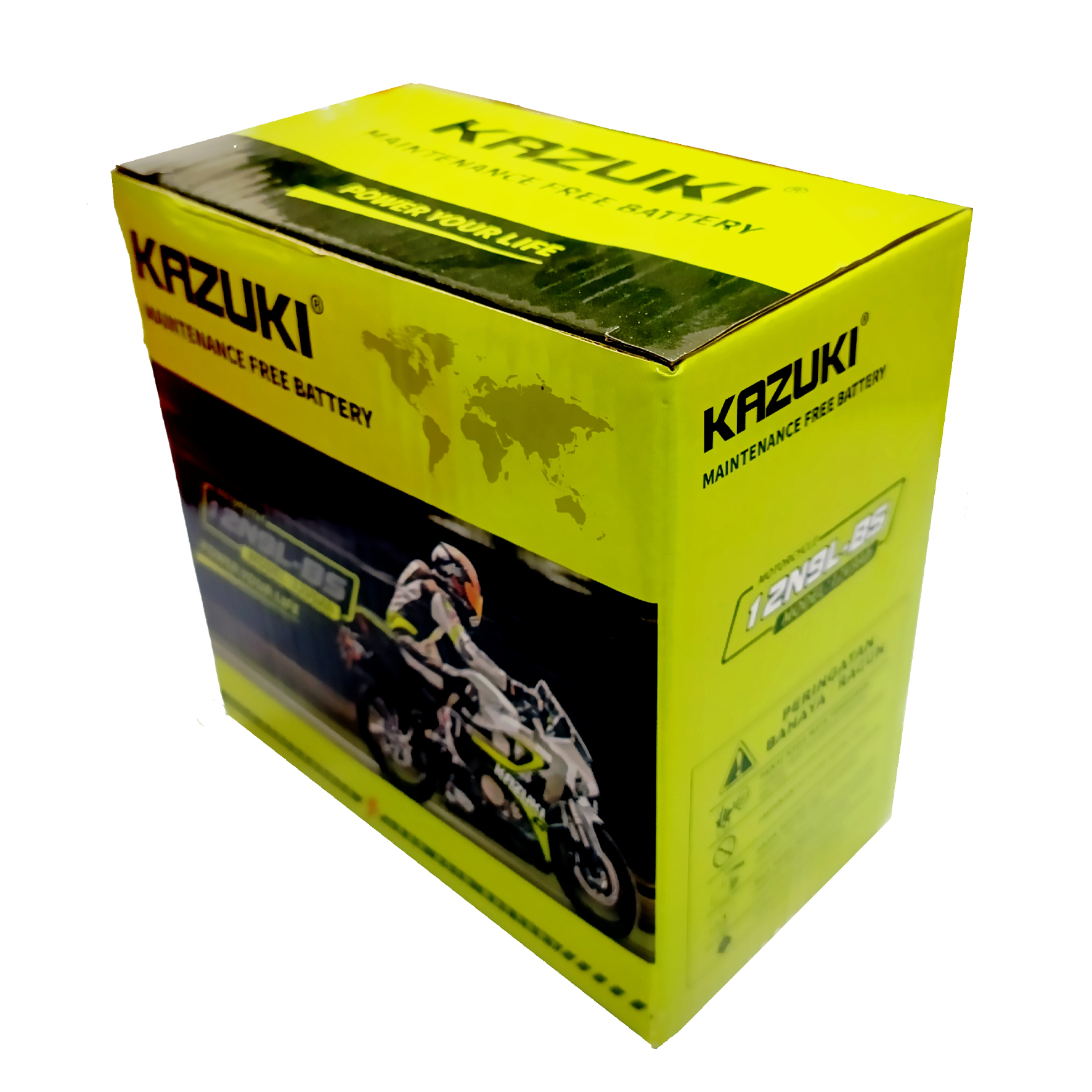 باتری موتورسیکلت 12 ولت 9 آمپر کازوکی مدل 12v9Lbs