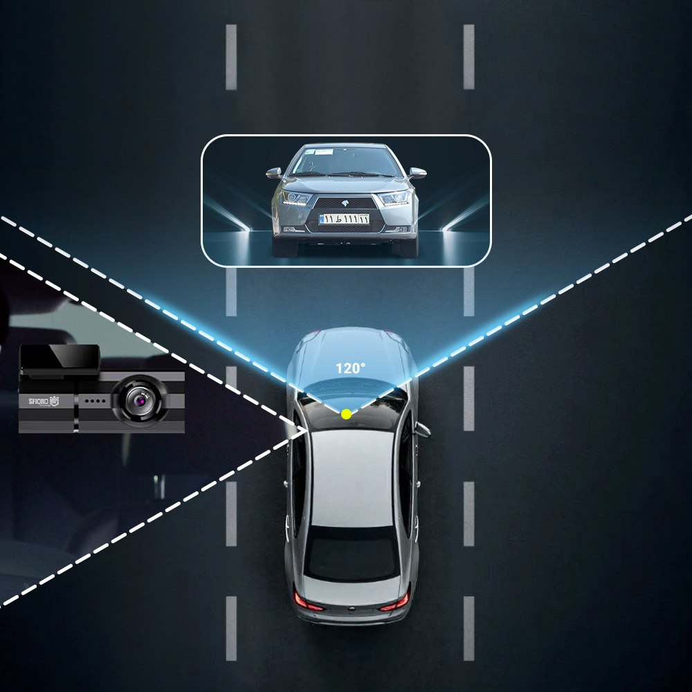 دوربین ثبت وقایع خودرو اسفیورد مدل D190