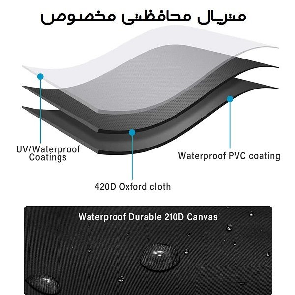 کاور محافظ موتورسیکلت امپایر پروتکشن مدل E20