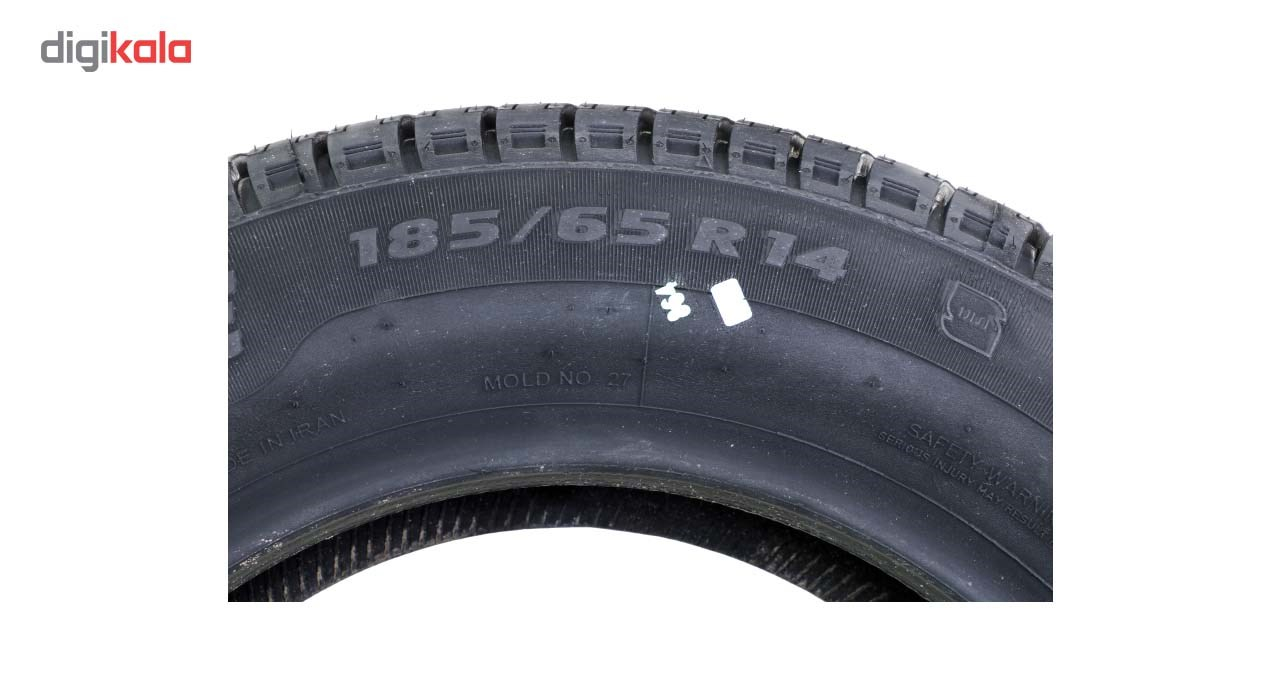 لاستیک خودرو کویر تایر مدل KB14 سایز 185/65R14 - دو حلقه