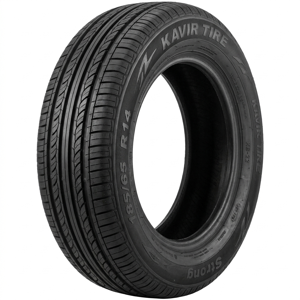 لاستیک خودرو کویر تایر مدل KB27 سایز 14 / 65 / 185 میلیمتر تولید سال 2026 - 2 حلقه