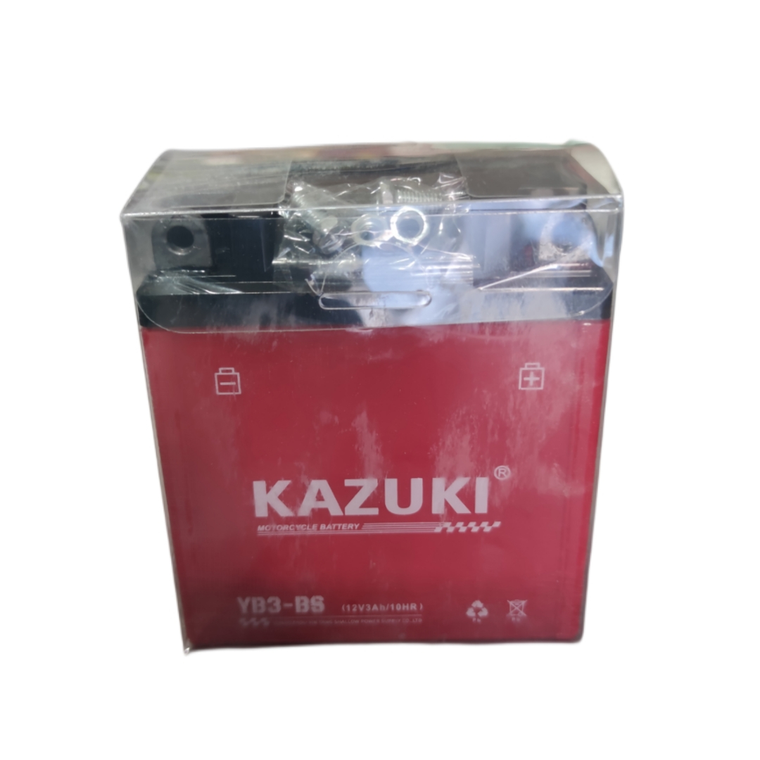 باتری موتورسیکلت 12 ولت 3 آمپر کازوکی مدل 12v3amht