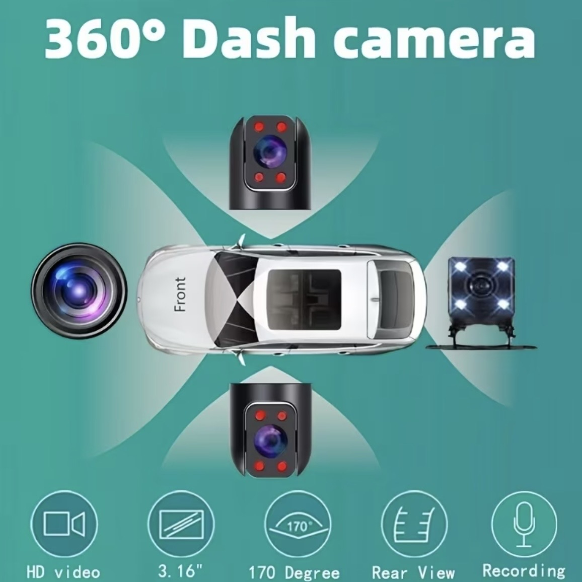 دوربین ثبت وقایع خودرو مدل ZCAMSPY
