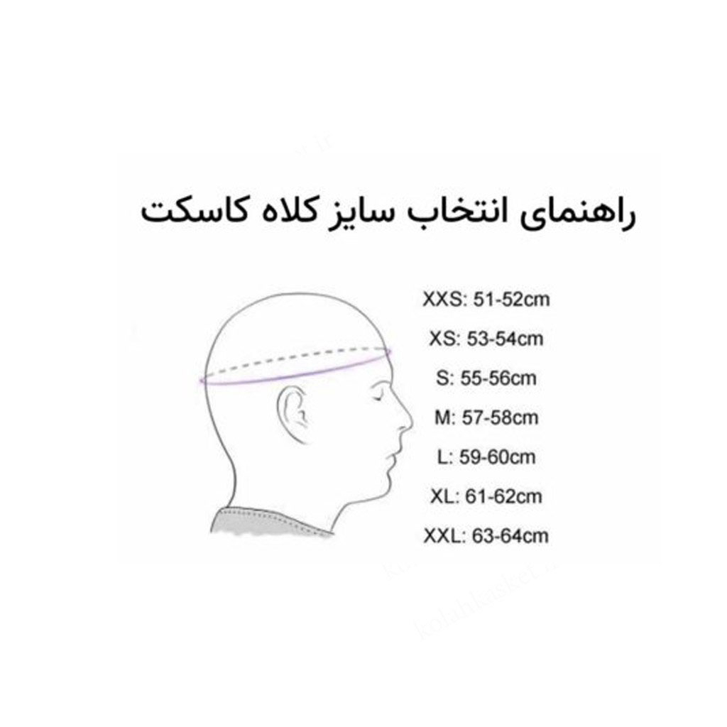 کلاه کاسکت ردلاین مدل 939_MATT BLACK_Blue Time