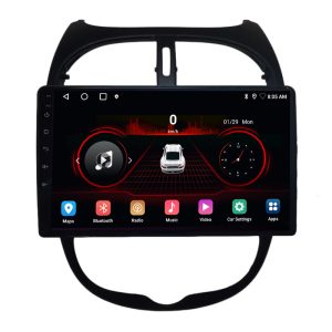 پخش کننده تصویری خودرو کاروین مدل V800 pro مناسب برای پژو 206