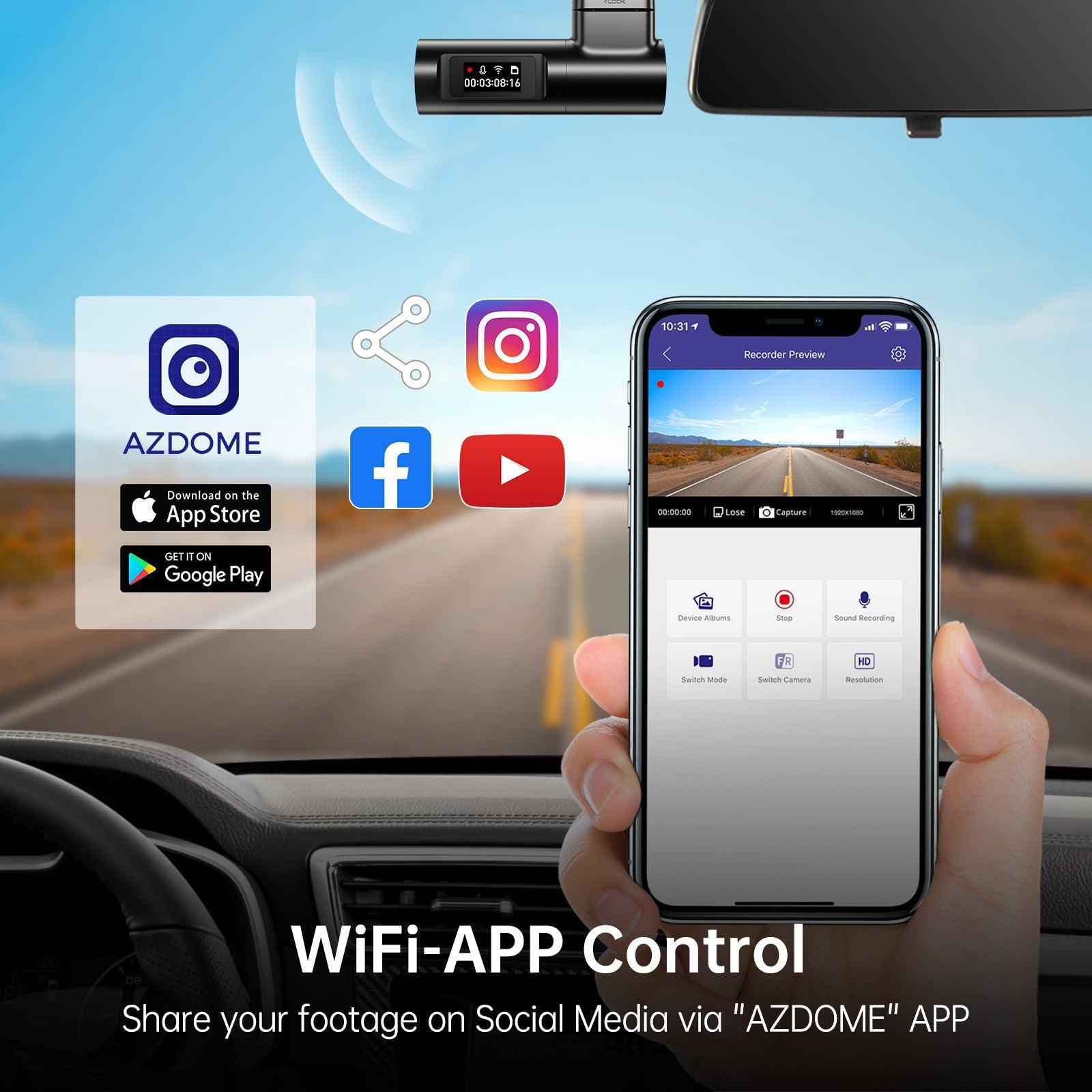 دوربین ثبت وقایع خودرو آزدم مدل M330