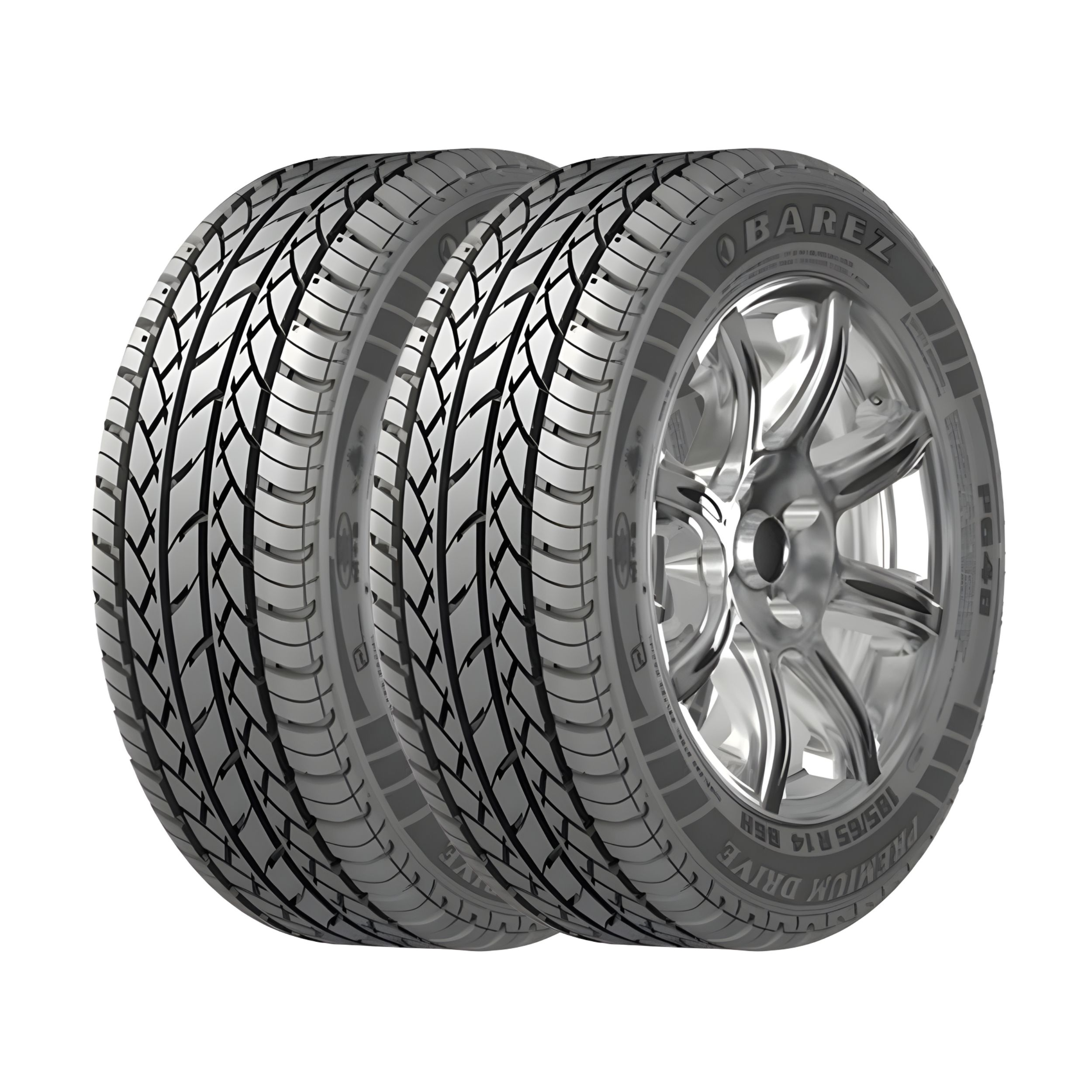 لاستیک خودرو سواری بارز مدل P648 سایز 165/65R13 تیوبلس چهارفصل با دوام بالا و نصب آسان، تولید سال 2026، دو حلقه