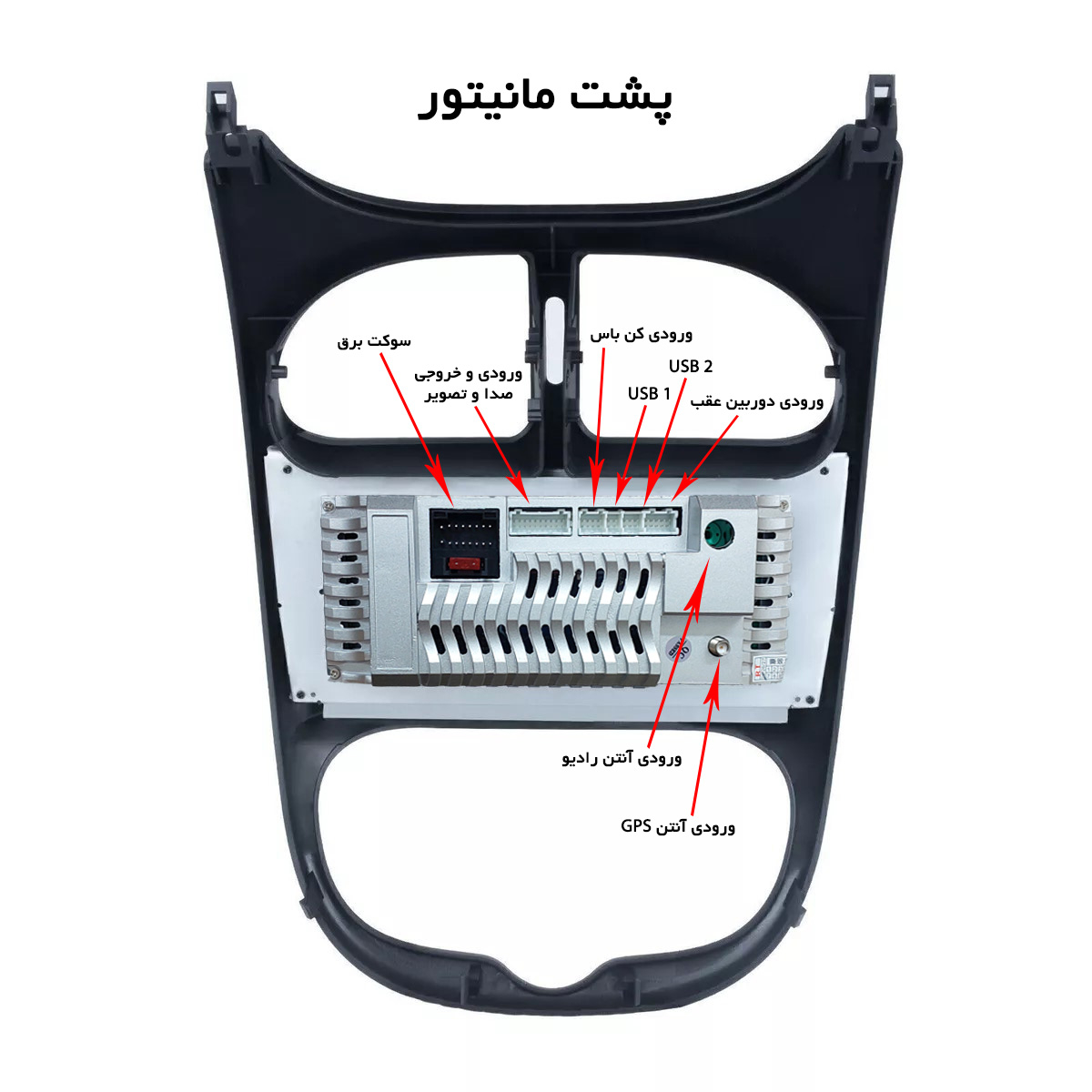 پخش کننده تصویری خودرو مدل 2+32 مناسب برای پژو 206
