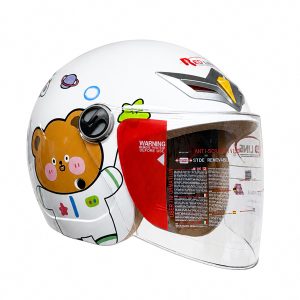 کلاه کاسکت بچگانه ردلاین مدل BRIGHT WHITE / Little Bear 908