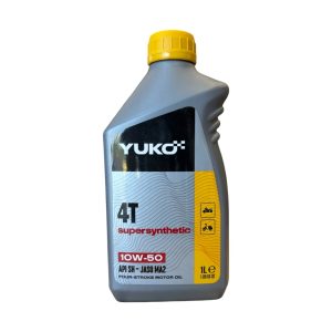 روغن موتور سیکلت تمام سنتتیک یوکو مدل SN 10W-50 حجم 1 لیتر