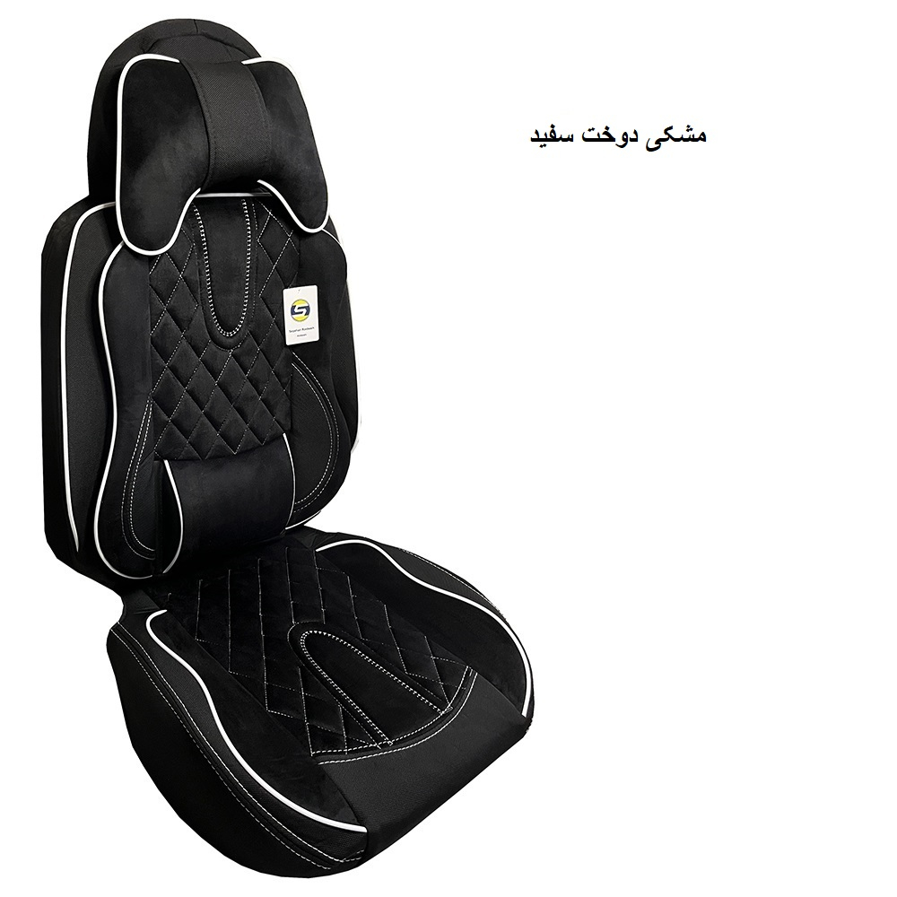 ست کامل روکش صندلی خودرو سپاهان روکش مدل Aoudi-6000 مناسب برای کوییک و تیبا 2