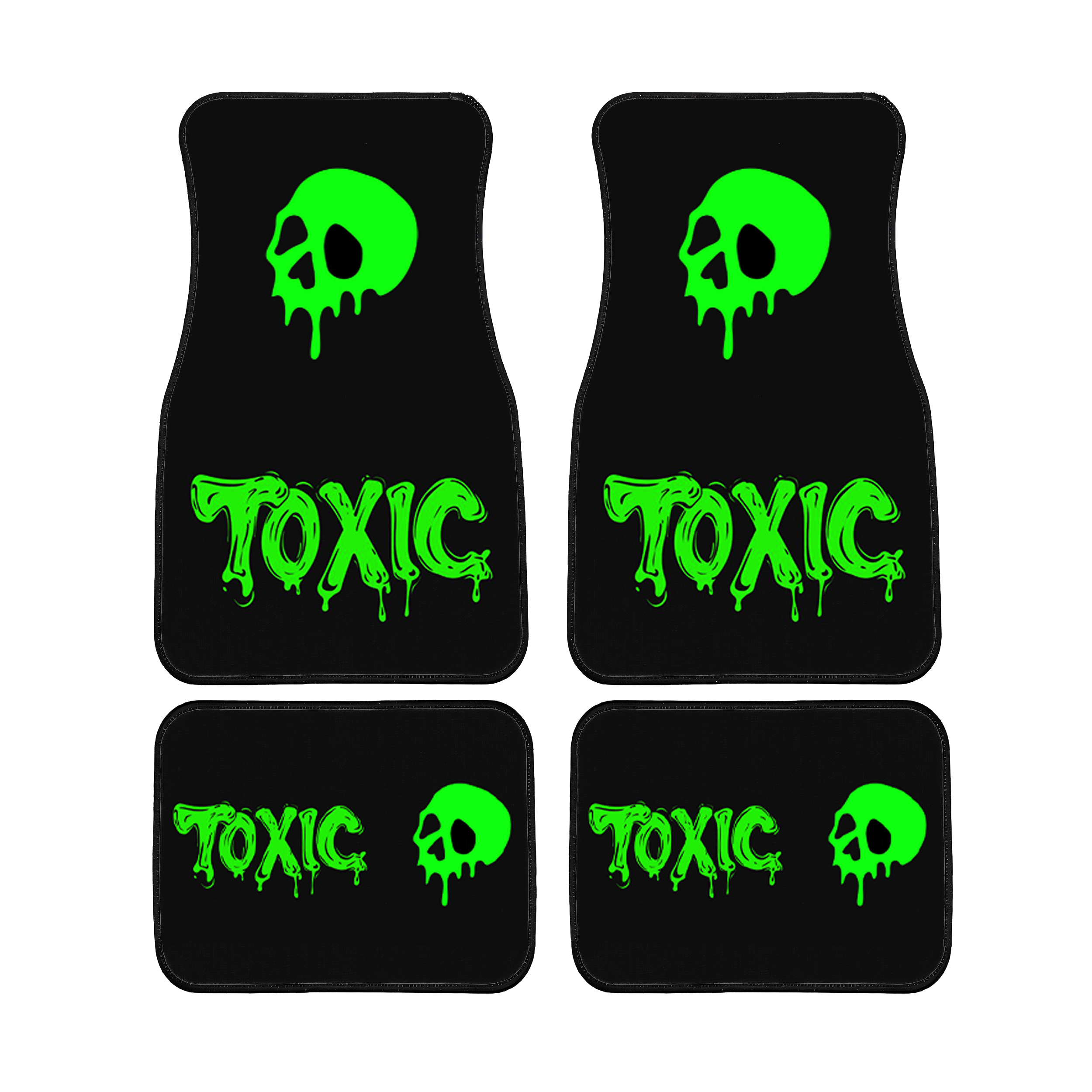 کفپوش خودرو معمولی 4 تکه مدل TOXIC کد 114