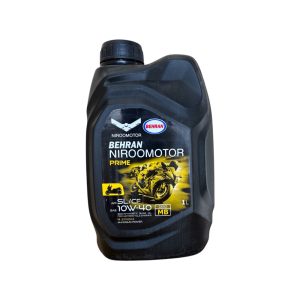 روغن موتور سیکلت تمام سنتتیک نیرو موتور مدل SL 10W-40 حجم 1 لیتر
