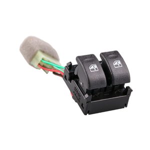 کلید 2 پل شیشه بالابر راننده خودرو چیکال مدل P-281 مناسب برای تیبا