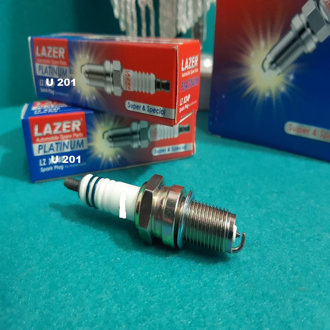 شمع موتورسیکلت لیزر مدل سوزنی LZ U201 IRIDIUM