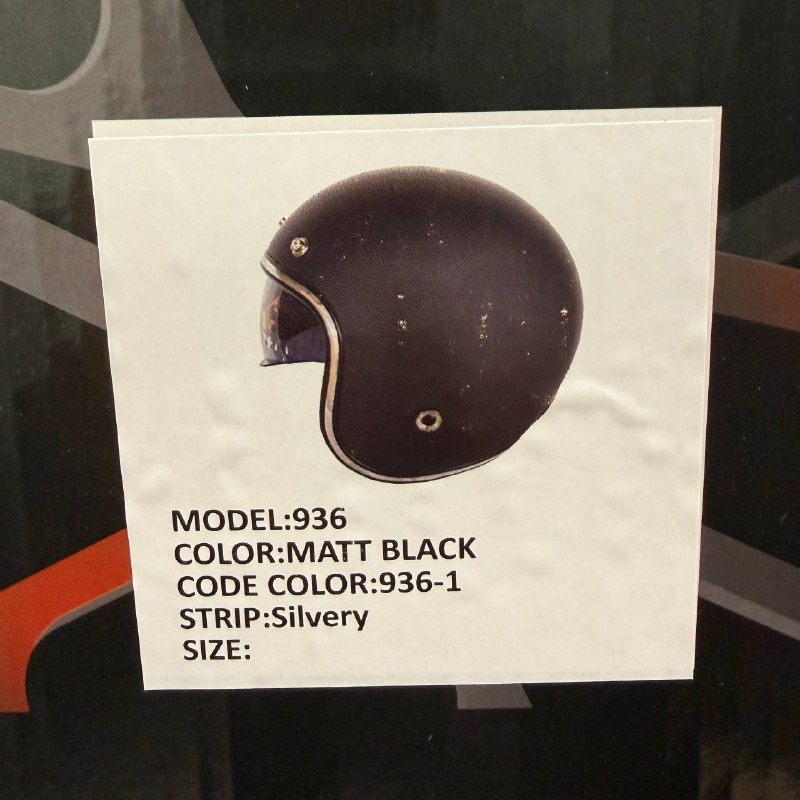 کلاه کاسکت وسپایی ردلاین مدل MATT BLACK 936