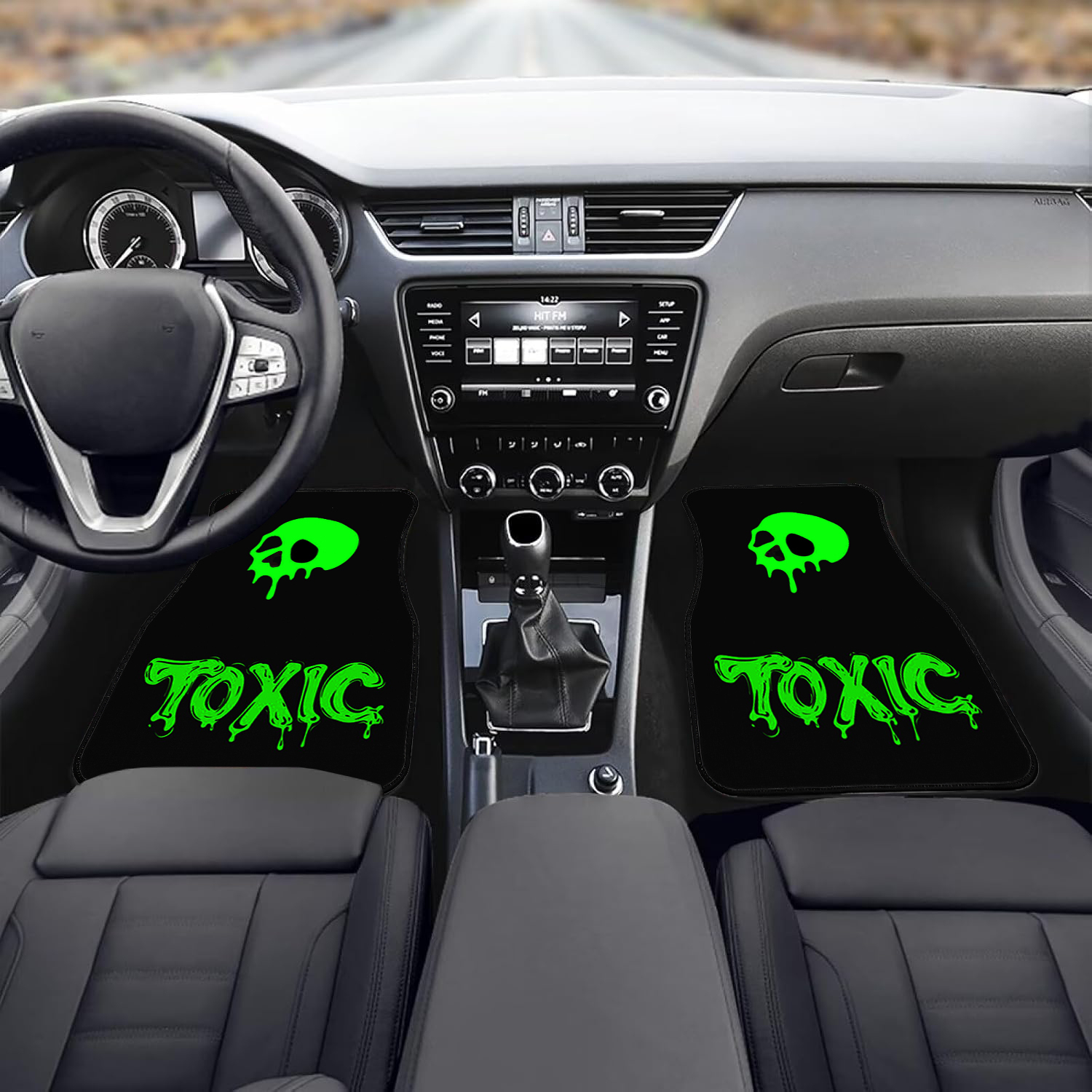 کفپوش خودرو معمولی 4 تکه مدل TOXIC کد 114