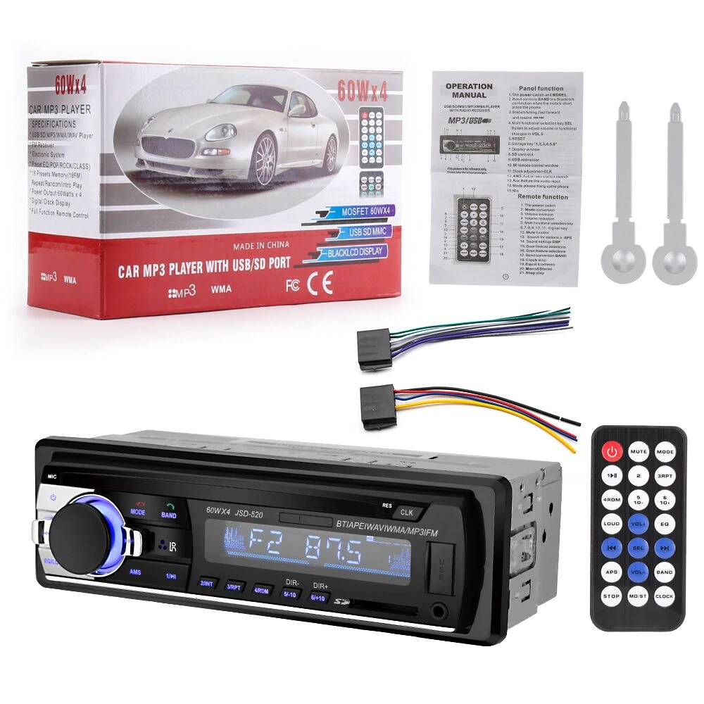 پخش کننده خودرو مدل JSD-520 BT