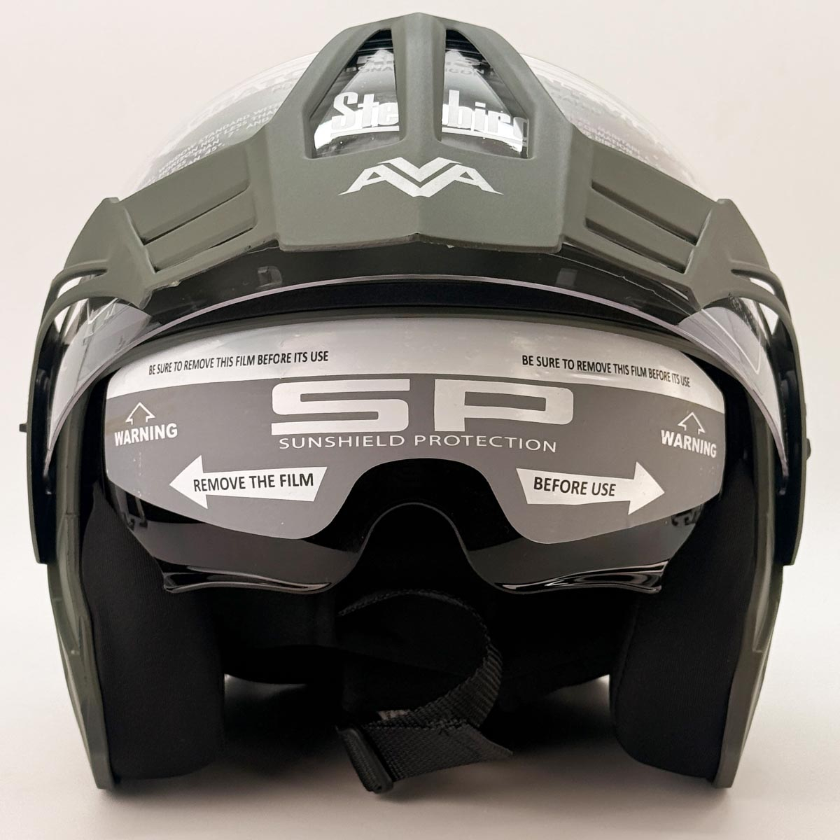 کلاه کاسکت بدون فک استیل برد مدل AVA Ranger کد 2373