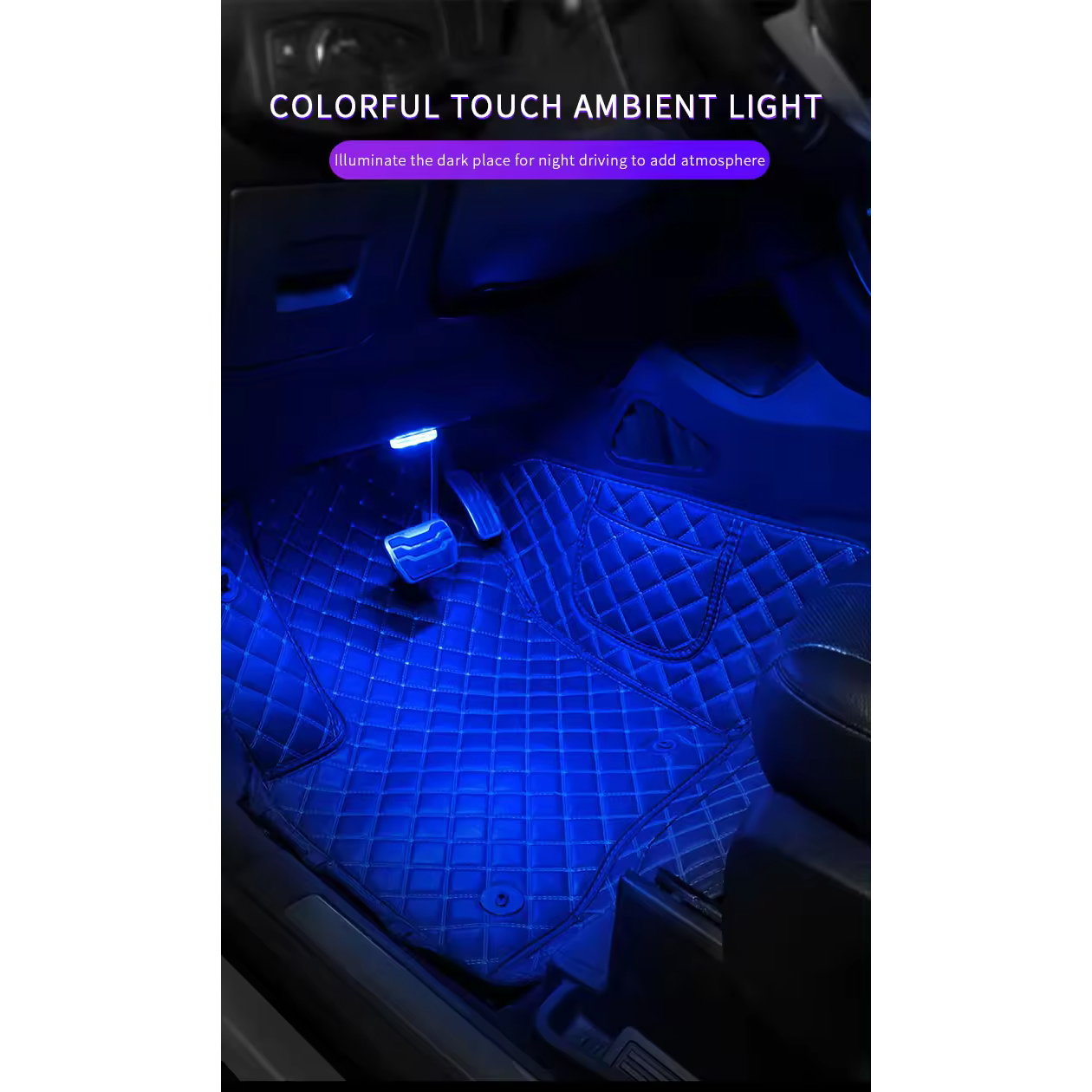 چراغ تزئینی سقف خودرو اکی یس مدل oK-6LED-COLOR