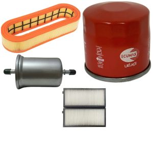 فیلتر هوا خودرو مدل Tl-110 مناسب برای تیبا و تیبا 2 به همراه فیلتر روغن و صافی بنزین و فیلتر کابین