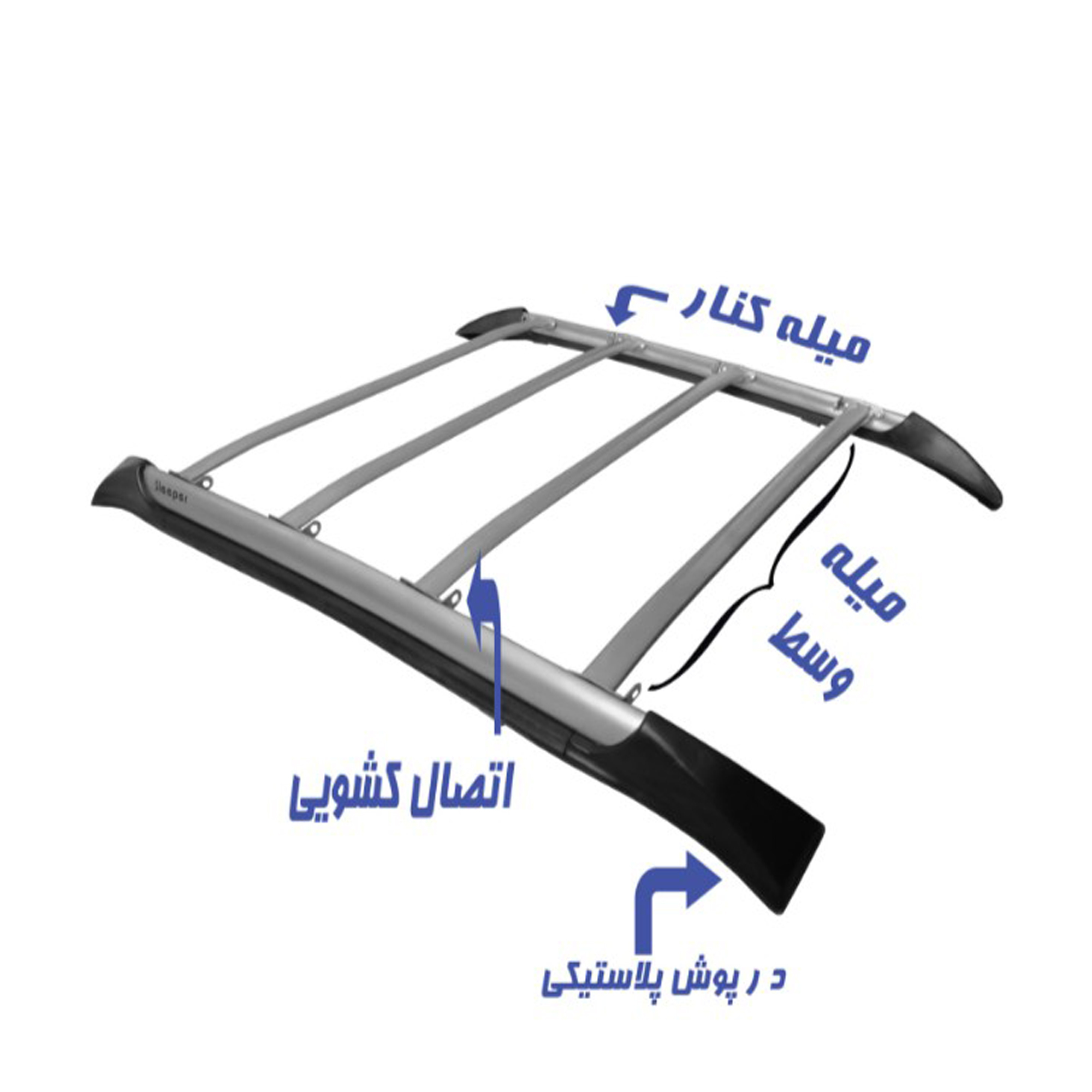 باربند خودرو اسلیپر مدل AL - 1 مناسب برای رنو ال90