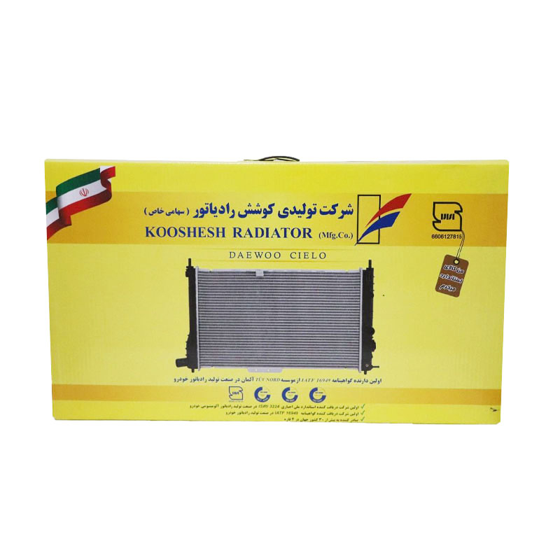 رادیاتور آب کوشش کد 201 مناسب برای دوو سیلو