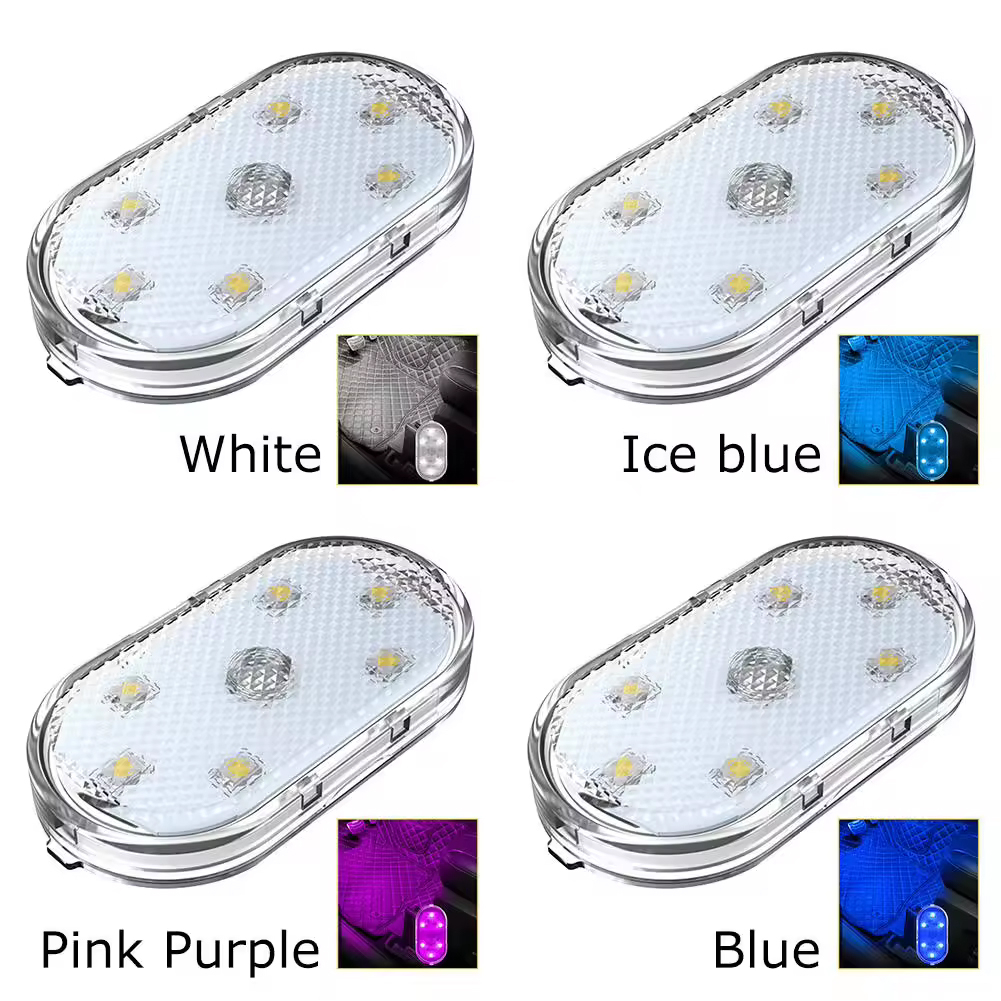 چراغ تزئینی سقف خودرو اکی یس مدل oK-6LED-COLOR